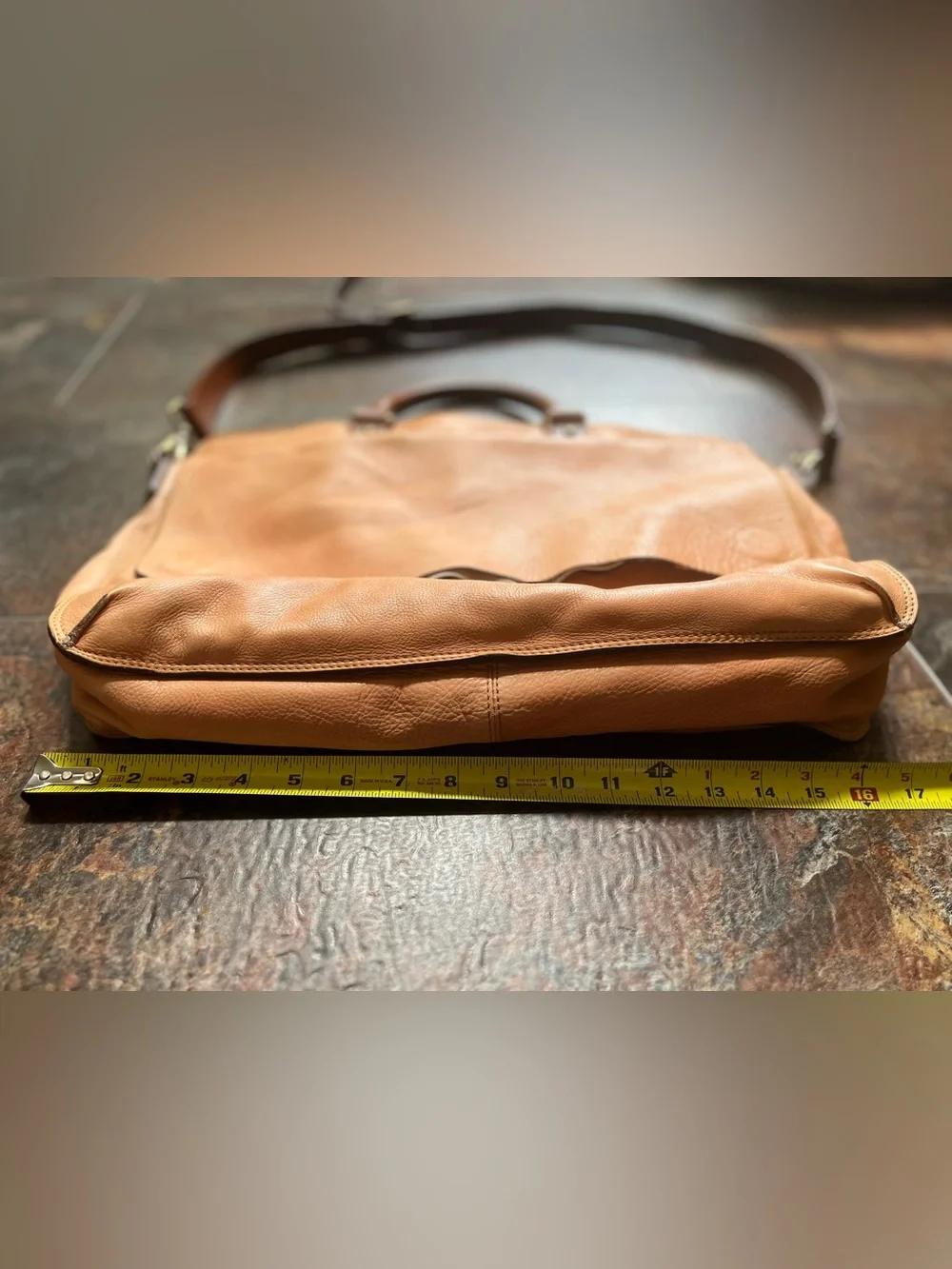 Carbon2Cobalt LL Bean leather messenger satchel work to weekend leather bag